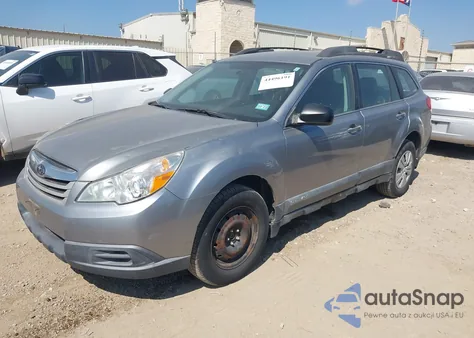 2010 Subaru Outback 2.5I z USA, uszkodzony, nr VIN 4S4BRCACXA3376001